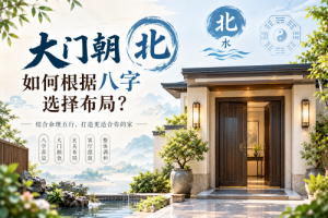 大门朝北如何根据八字选择布局？