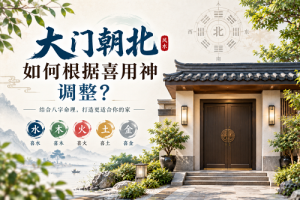 大门朝北如何根据喜用神调整？