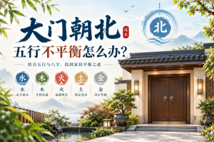 大门朝北五行不平衡怎么办？