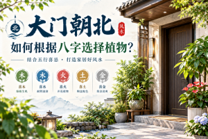 大门朝北如何根据八字选择植物？