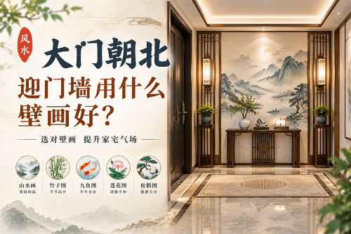 大门朝北迎门墙用什么壁画好? 大门朝北迎门墙用什么壁画好?
