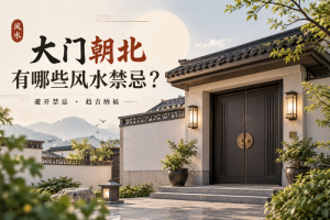 大门朝北有哪些风水禁忌？