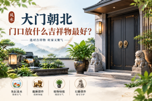 大门朝北门口放什么吉祥物最好？