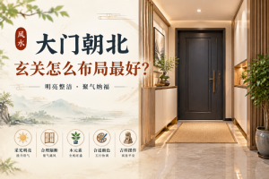 大门朝北玄关怎么布局最好？