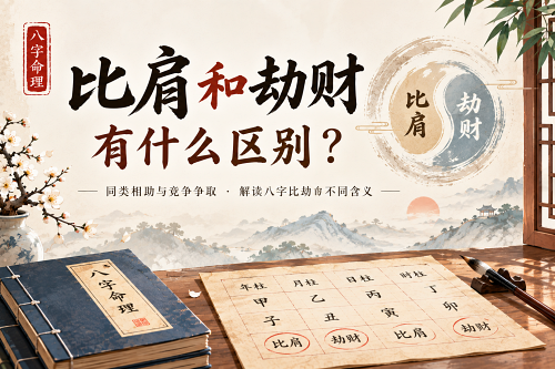 比肩和劫财有什么区别? 比肩和劫财有什么区别?