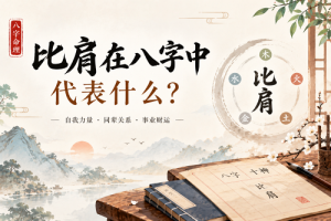 比肩在八字中代表什么？