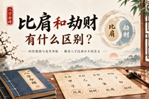 比肩和劫财有什么区别？