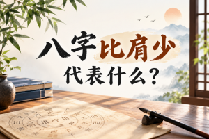 八字比肩少代表什么？