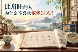 比肩旺的人为什么不喜欢依赖别人？