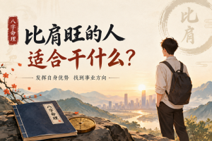 比肩旺的人适合干什么