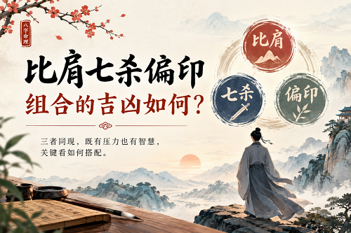 比肩七杀偏印组合的吉凶如何 比肩七杀偏印组合的吉凶如何