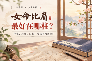 女命比肩最好在哪柱