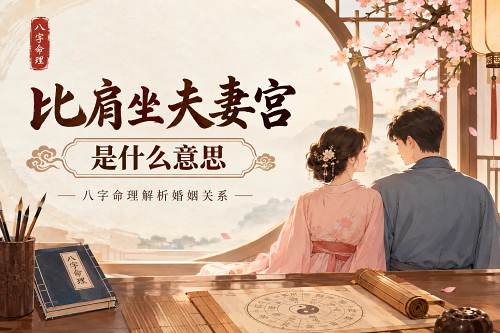 比肩坐夫妻宫是什么意思 比肩坐夫妻宫是什么意思