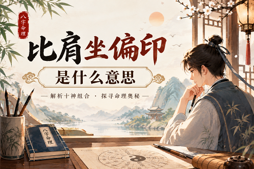 比肩坐偏印是什么意思 比肩坐偏印是什么意思