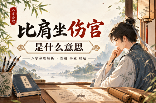 比肩坐伤官是什么意思 比肩坐伤官是什么意思