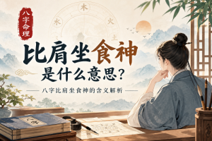 比肩坐食神是什么意思
