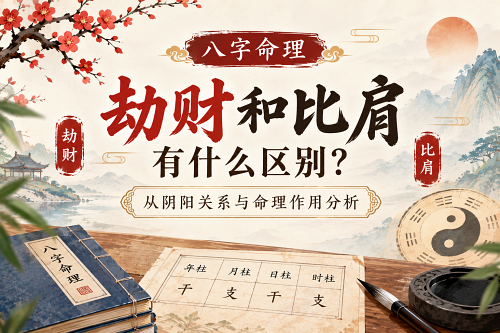 劫财和比肩有什么区别?从阴阳关系与命理作用分析 劫财和比肩有什么区别?从阴阳关系与命理作用分析