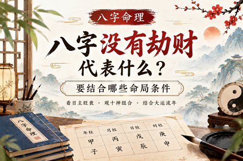 八字没有劫财代表什么?要结合哪些命局条件 八字没有劫财代表什么?要结合哪些命局条件