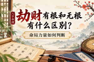劫财有根和无根有什么区别？命局力量如何判断