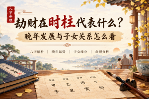 劫财在时柱代表什么？晚年发展与子女关系怎么看