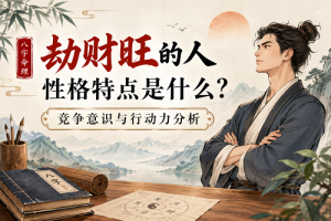 劫财旺的人性格特点是什么？竞争意识与行动力分析