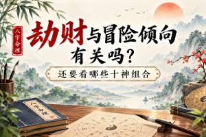劫财与冒险倾向有关吗？还要看哪些十神组合