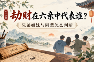 劫财在六亲中代表谁？兄弟姐妹与同辈怎么判断