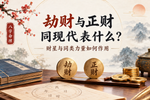 劫财与正财同现代表什么？财星与同类力量如何作用