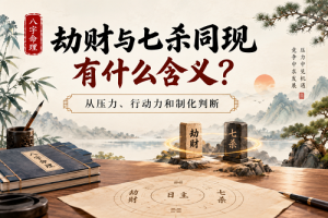 劫财与七杀同现有什么含义？从压力、行动力和制化判断