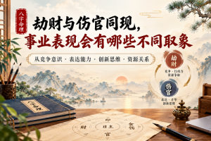 劫财与伤官同现，事业表现会有哪些不同取象