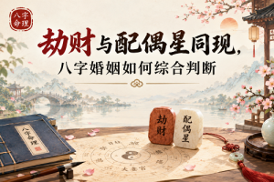 劫财与配偶星同现，八字婚姻如何综合判断
