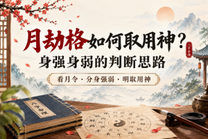 月劫格如何取用神？身强身弱的判断思路