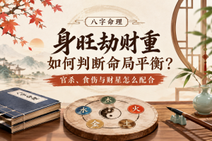 身旺劫财重如何判断命局平衡？官杀、食伤与财星怎么配合