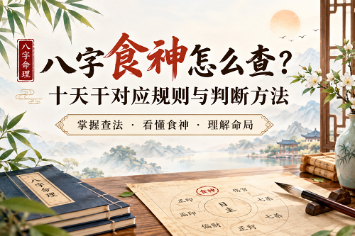 八字食神怎么查?十天干对应规则与判断方法 八字食神怎么查?十天干对应规则与判断方法