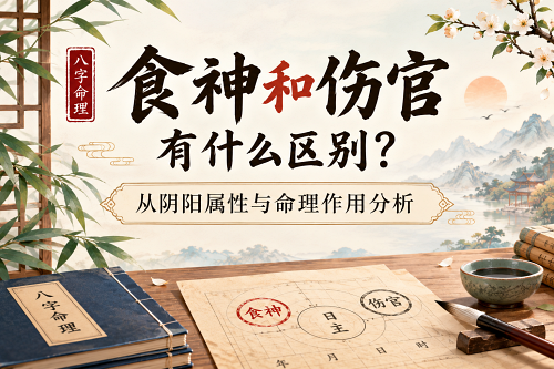 食神和伤官有什么区别？从阴阳属性与命理作用分析