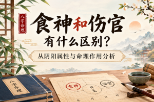 食神和伤官有什么区别？从阴阳属性与命理作用分析