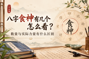 八字食神有几个怎么看？数量与实际力量有什么区别