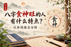 八字食神旺的人有什么特点？从命局组合分析