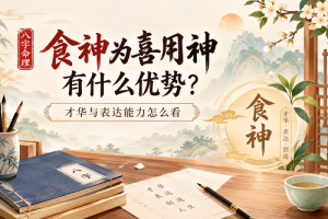 食神为喜用神有什么优势？才华与表达能力怎么看