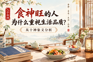 食神旺的人为什么重视生活品质？从十神象义分析