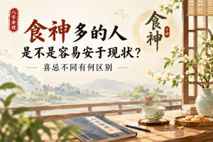 食神多的人是不是容易安于现状？喜忌不同有何区别