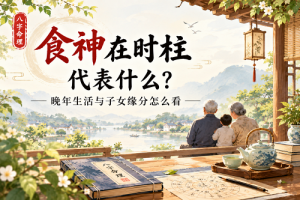 食神在时柱代表什么？晚年生活与子女缘分怎么看