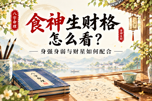 食神生财格怎么看？身强身弱与财星如何配合
