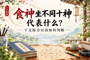 食神坐不同十神代表什么？干支组合应该如何判断