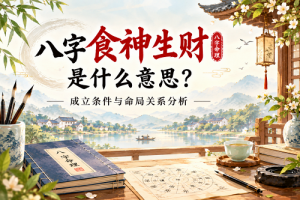 八字食神生财是什么意思？成立条件与命局关系分析