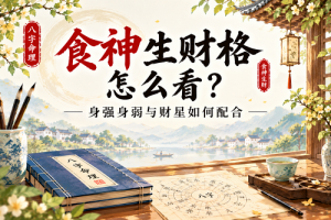 食神生财格怎么看？身强身弱与财星如何配合