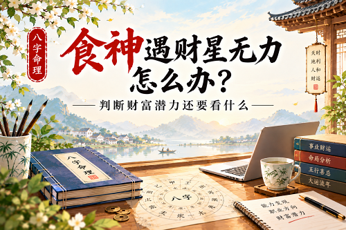食神遇财星无力怎么办？判断财富潜力还要看什么