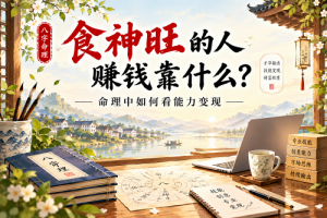 食神旺的人赚钱靠什么？命理中如何看能力变现