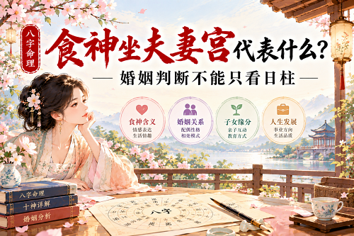 食神坐夫妻宫代表什么？婚姻判断不能只看日柱