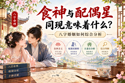 食神与配偶星同现意味着什么？八字婚姻如何综合分析